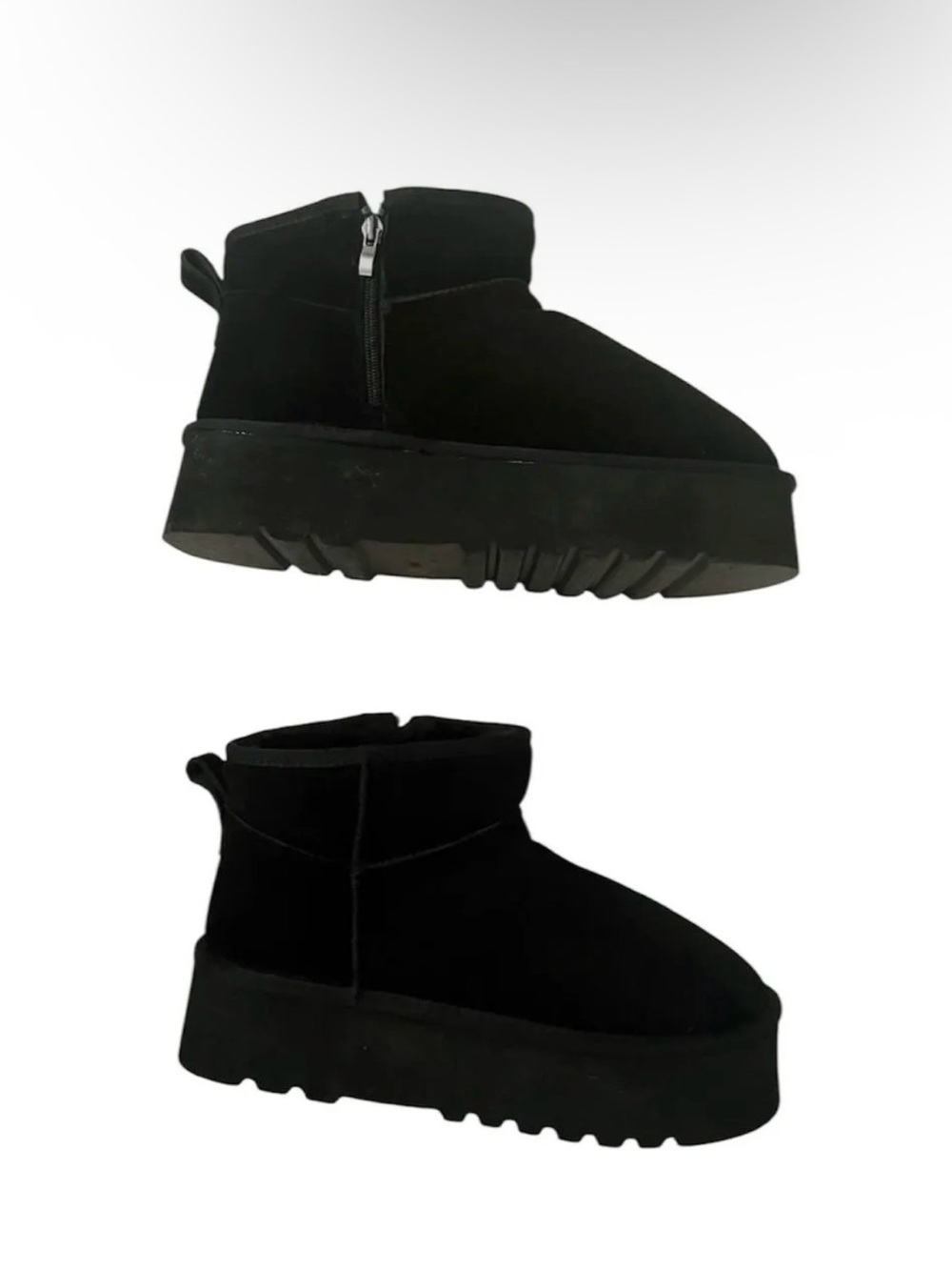 BRATZ BLACK CHUNKY PLATFORMS BOOTS- Size 12- shoes